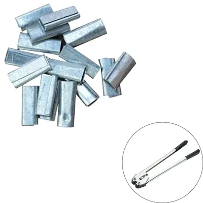 12 mm Galvanized Iron Strapping Clips for Box & Parcel Packing, 1 kg
