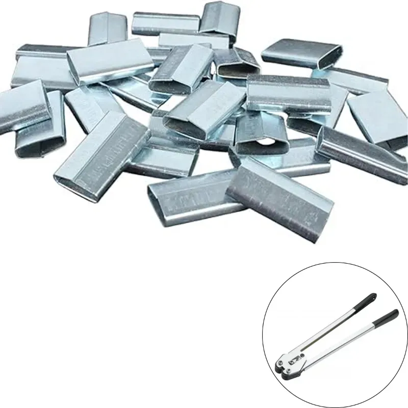 32 mm Galvanized Iron Strapping Clips for Box & Parcel Packing, 1 kg Quantity