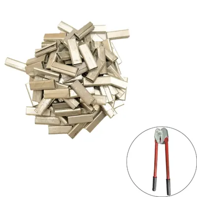 16 mm Galvanized Iron Strapping Clips for Box & Parcel Packing, 1 kg Quantity
