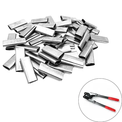 19 mm Galvanized Iron Strapping Clips for Box & Parcel Packing, 1 kg Quantity
