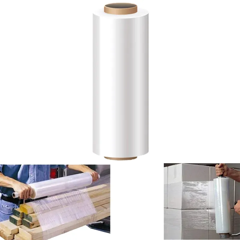 Stretch Film Wrap Roll 12 Inch 600 m, Pack of 1 Roll