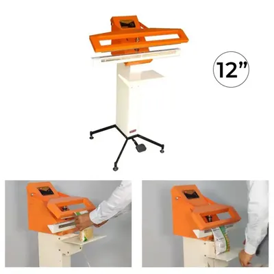 12 Inch Hot Bar Type Foot Sealing Machine, 400 W