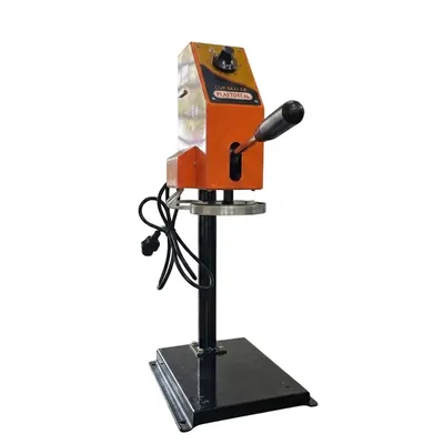 Plastoseal FS 120 Prime Foil Sealing Machine for Tall Bottles & Jars with 120 mm Max Sealing Diameter & 320 mm Max Height