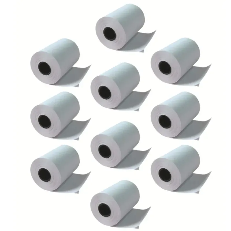 BluPrints 25 m Length Thermal Paper Roll, 3 Inch Width for Receipt Printer (Pack of 10)