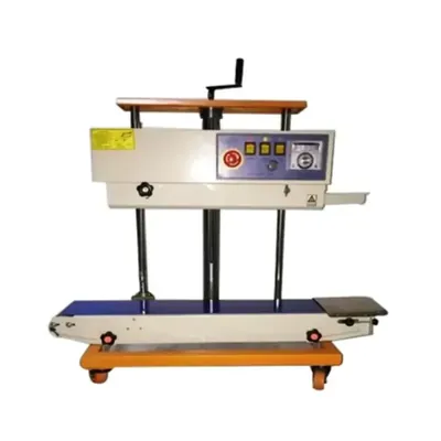 Mahalaxmi Continuous Vertical Band Sealer Machine With Jack Stand (Economy Model), 220 W, 0-12 m/min