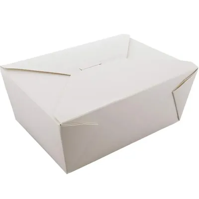 500 ml, Disposable Rectangle white Food Box- 300 GSM for Picnic, Travel (Pack of 1000 PCS)