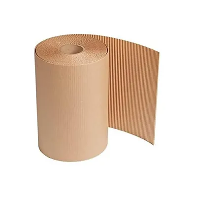 24 Inch, 2 kg Brown Corrugated Paper Roll for Protective Packaging