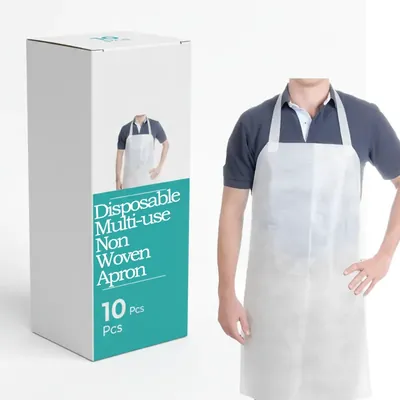 10 Pcs Disposable Multi-use Non Woven Apron