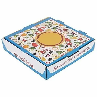 12 Inch, Disposable white Generic Pizza Boxes for Picnic, Travel (Pack of 1000 Pcs)