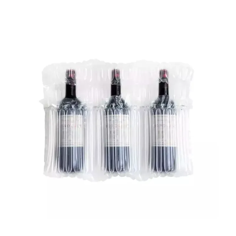 100 Pcs, 210 x 375 mm Air Column Bag for 750 ml Glass Bottle Packaging