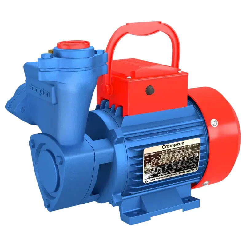 Crompton 1 HP Single Phase Self Priming Monoblock Pump, 128 ft Max. Head, 25 x 25 mm (Mini Marvel I)