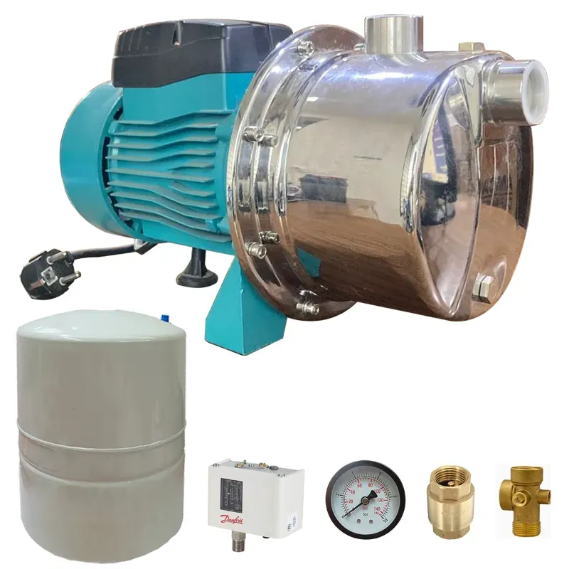 Heavy Duty 1 HP Water Pressure Pump With 24 L Tank & Accessories Suitable for 4 Bathrooms, 1 Kitchen