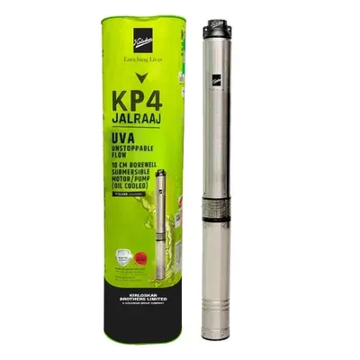 Kirloskar 1.5 HP 20 Stage(4 Inch) 1Ph Oil Filled Submersible Pump (KP4 JALRAAJ UVA 30-1520)