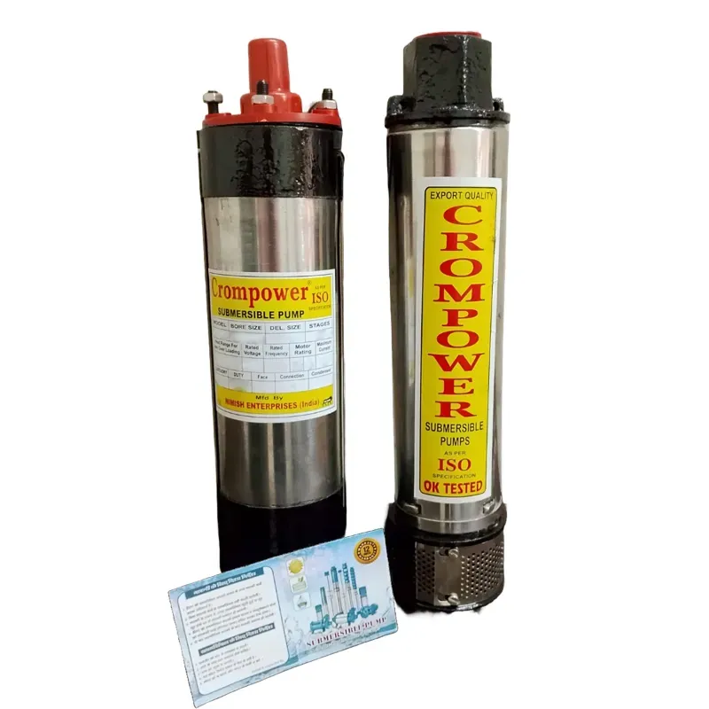 CROMPOWER 1.5 HP 12 Stage Single Phase (V4) Oil Cooled Borewell Submersible Pump