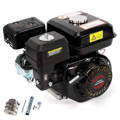 Cowtools 6.5 HP 196 CC 4 Stroke Single Cylinder Air Cooled Recoil Start Petrol Engine With 3.6 L Fuel Tank