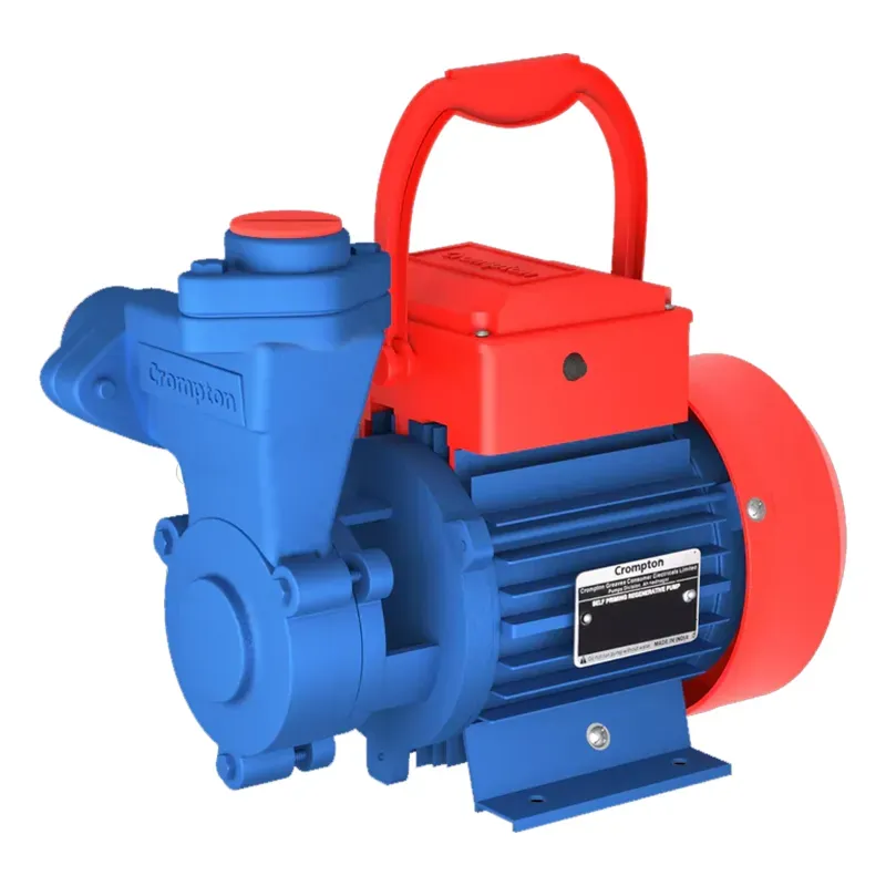 Crompton 0.5 HP Single Phase Self Priming Monoblock Pump, 69 ft Max. Head, 25 x 25 mm (MINI CREST II)