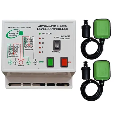 Imagine Technologies Fully Auto Water Level Controller for Dual Tank with 2 Float Switches (IT182WLCF)