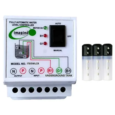 Imagine Technologies Reverse Water Level Controller Indicator for Underground Tank, 3 Sensors (IT85WLCR)