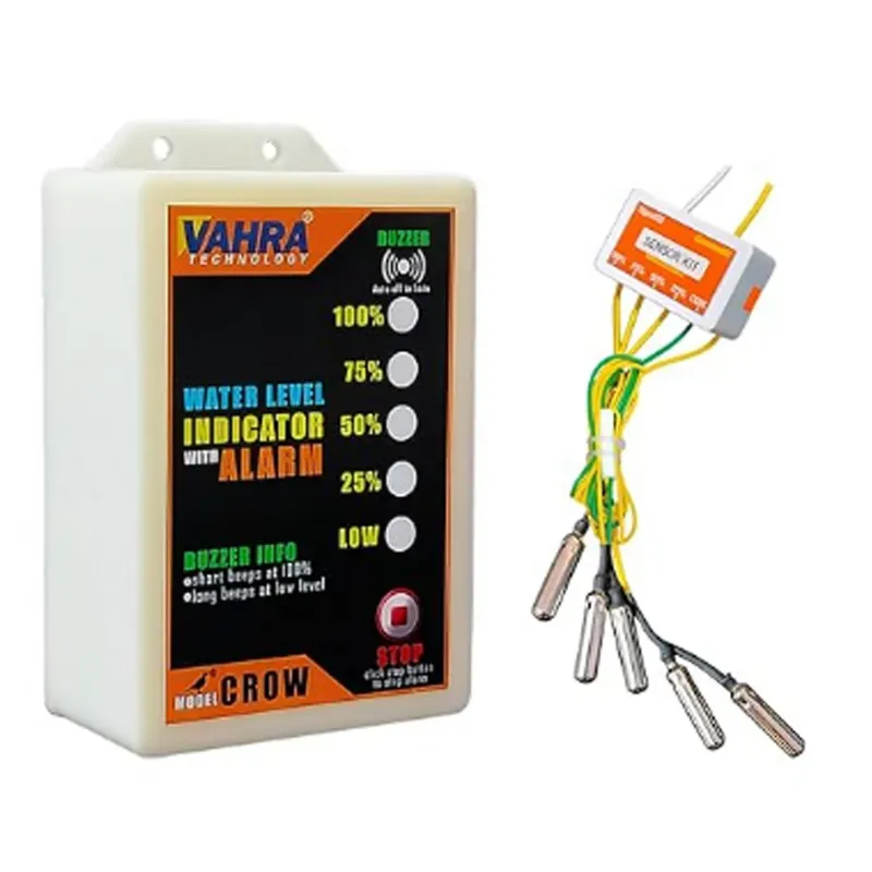 Vahra Technology Water Level Indicator With Alarm and 5 Stainless Steel Sensors kit