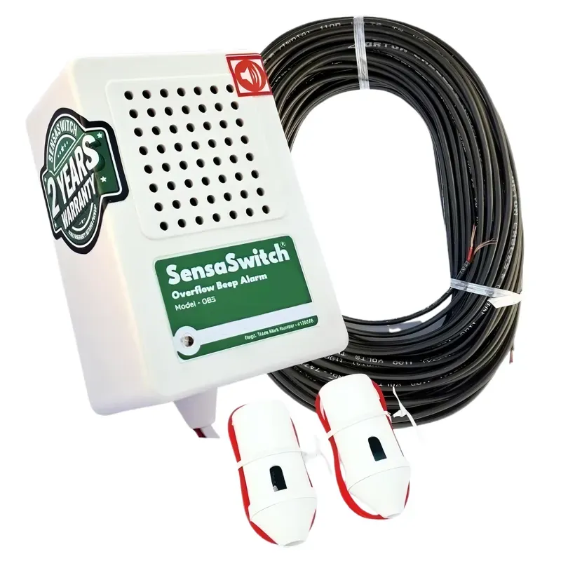 SensaSwitch (PSP-OBS-2Y-CO) Water Tank Overflow Alarm (Beep Sound), Sensor Connection Wire, 2 Years Warranty