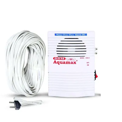 SSMAQUAMAX SSM Aquamax Battery Operated Water Tank Alarm Overflow Protection Set, 15 m Wire, Sensors