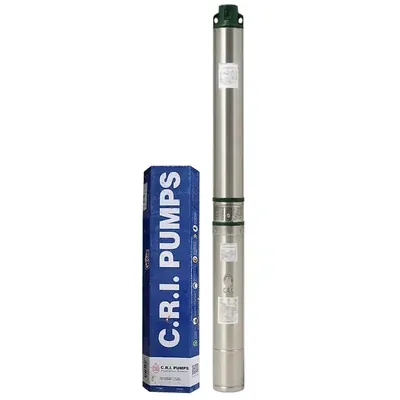 CRI 1 HP 13 Stage 4 Inch (V4) 1Phase Oil Filled Submersible Pump, 97 m Head (ZUNO, CRI4R-2N/13)