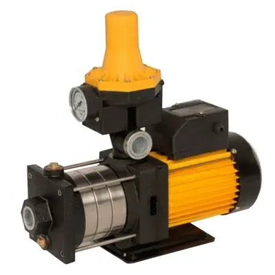 Vanora 1 HP 1Ph Copper Winding Pressure Booster Pump With Controller Suitable For Upto 4 Bathrooms