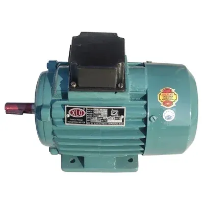 XLO 0.5 HP IE2 4 Pole Foot Mounted Three Phase Ac Induction Motor With ISI Mark