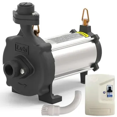 Lubi 1 HP Single Phase Openwell Submersible Pumpset With Controller, 28 m Max. Head, 25 x 25 mm (LHL-151CE)