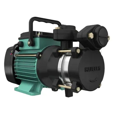 Havells 1 HP Single Phase Self Priming Monoblock Pump 35 m Max. Head, 2100 LPH, 25 x 25 mm (DARIYA 10)