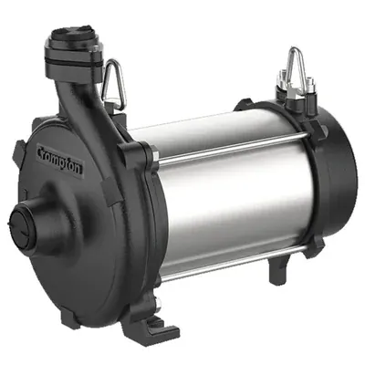 Crompton 1 HP Single Phase Openwell Submersible Pump, No Starter Needed, 88 ft Max. Head (OWE12(1PH)C-28)