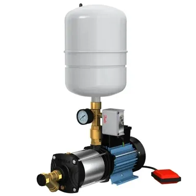 Havells 1 HP Single Phase Pressure Booster Pump With 24 L Tank, For 1-4 Outlets (HMPM2-5100-V24)