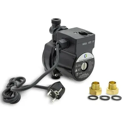 CG Power and Industrial Solutions Ltd. Power 120 W/0.16 HP Automatic Inline Pressure Booster Pump, 25 x 25 mm Pipe, Copper Motor (CG-IPB120)