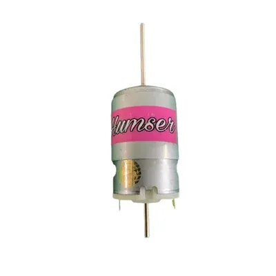 HUMSER 12 V 40 mm Long Shaft DC Motor, 6000 RPM and 3 mm Diameter