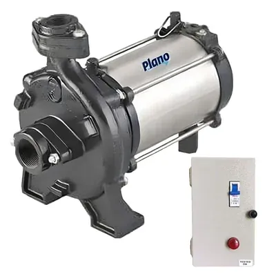 CRI 1.5 HP Single Phase Openwell Submersible Pump With Control Panel, 39 m Head (PLANO 150)