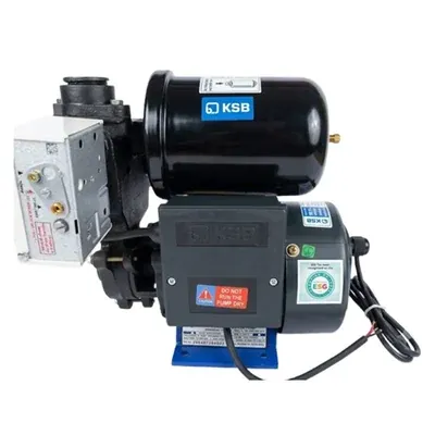 KSB 1.0 HP 220 V Single Phase Automatic Pressure Booster Water Pump, 38 m Head, 53 LPM (PERIBOOST PLUS 10)