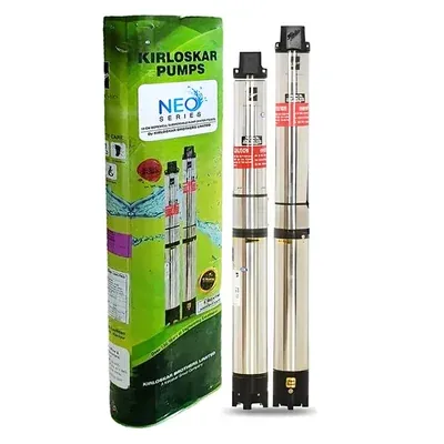 Kirloskar 2 HP 25 Stage(4 Inch) 1Ph Water Cooled Submersible Pump (NEO 30-2025)