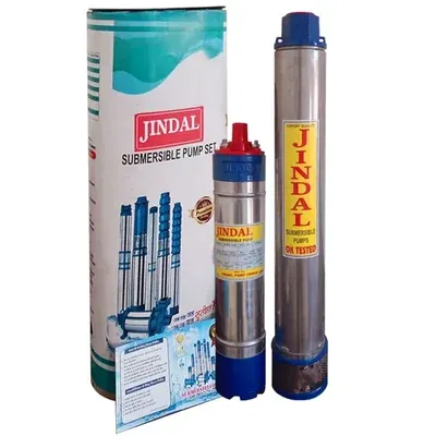 Jindal 2 HP 18 Stage (V4) Single Phase Oil Cooled Borewell Submersible Pump