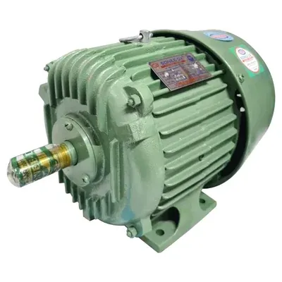 SONEE-DX 3 HP Three Phase 4 Pole 1440 RPM Foot Mounted AC Induction Motor, Cast Iron Body (GOLD)