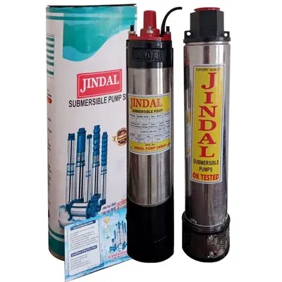 Jindal 1.5 HP 12 Stage (V4) Single Phase Oil Cooled Borewell Submersible Pump
