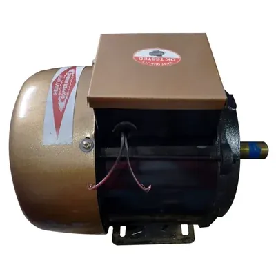 CROMPOWER 3 HP Single Phase Foot Mounted AC Induction Motor, 4 Pole, 1440 RPM Sheet Metal Body