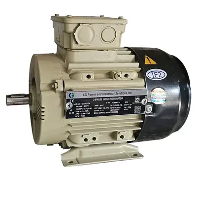 CG Power and Industrial Solutions Ltd. 0.5 HP CG 4 Pole 1440 RPM Three Phase Foot Mounted AC Induction Motor
