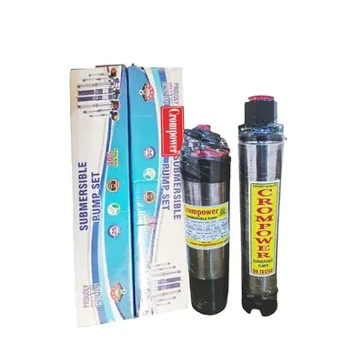 CROMPOWER 1.5 HP 12 Stage (V4) Single Phase Oil Cooled Borewell Submersible Pump