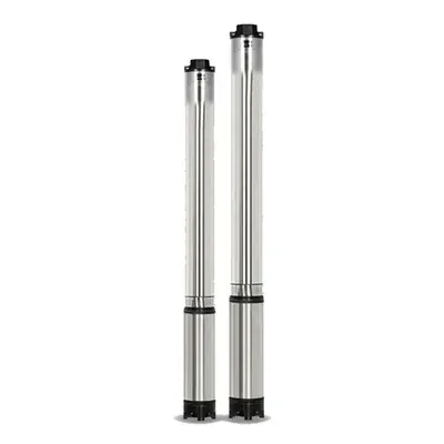 Kirloskar 3 HP 7 Stage 4 Inch 3Phase Water Filled Borewell Submersible Pump, 125 ft Head (KS4H-3007)