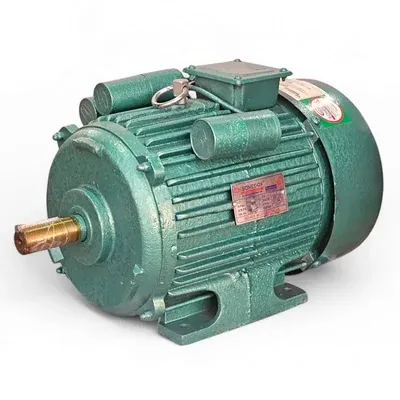 SONEE-DX 5 HP Single Phase 4 Pole 1440 RPM Foot Mounted AC Induction Motor, Cast Iron Body (PLATINUM)