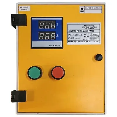 Heavy Duty 5 HP Single Phase DOL Digital Relay Panel, Suitable for 5 HP AC Induction Motor