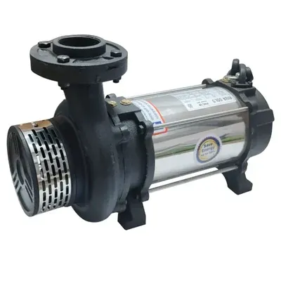 Riva Gold 5 HP Single Phase Openwell Submersible Pump, Copper Winding, 28 m Head, 900 LPM, 2 x 2 Inch Pipe