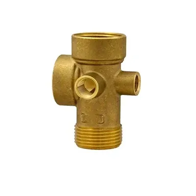 5 Way Brass Connector for Water Pump