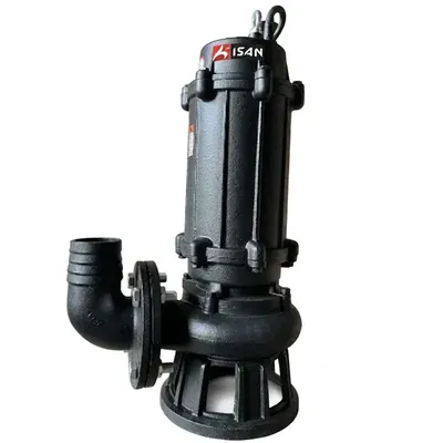 Kisan 5 HP 80 mm Non-Clog Vortex Sewage Submersible Wastewater Drainage Pump KSSWP-500T