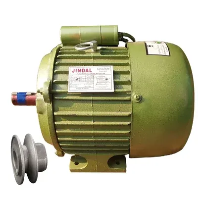 Jindal 3 HP 1400 RPM Foot Mounted Single Phase Copper Winding AC Induction Motor With 3 Inch Pulley